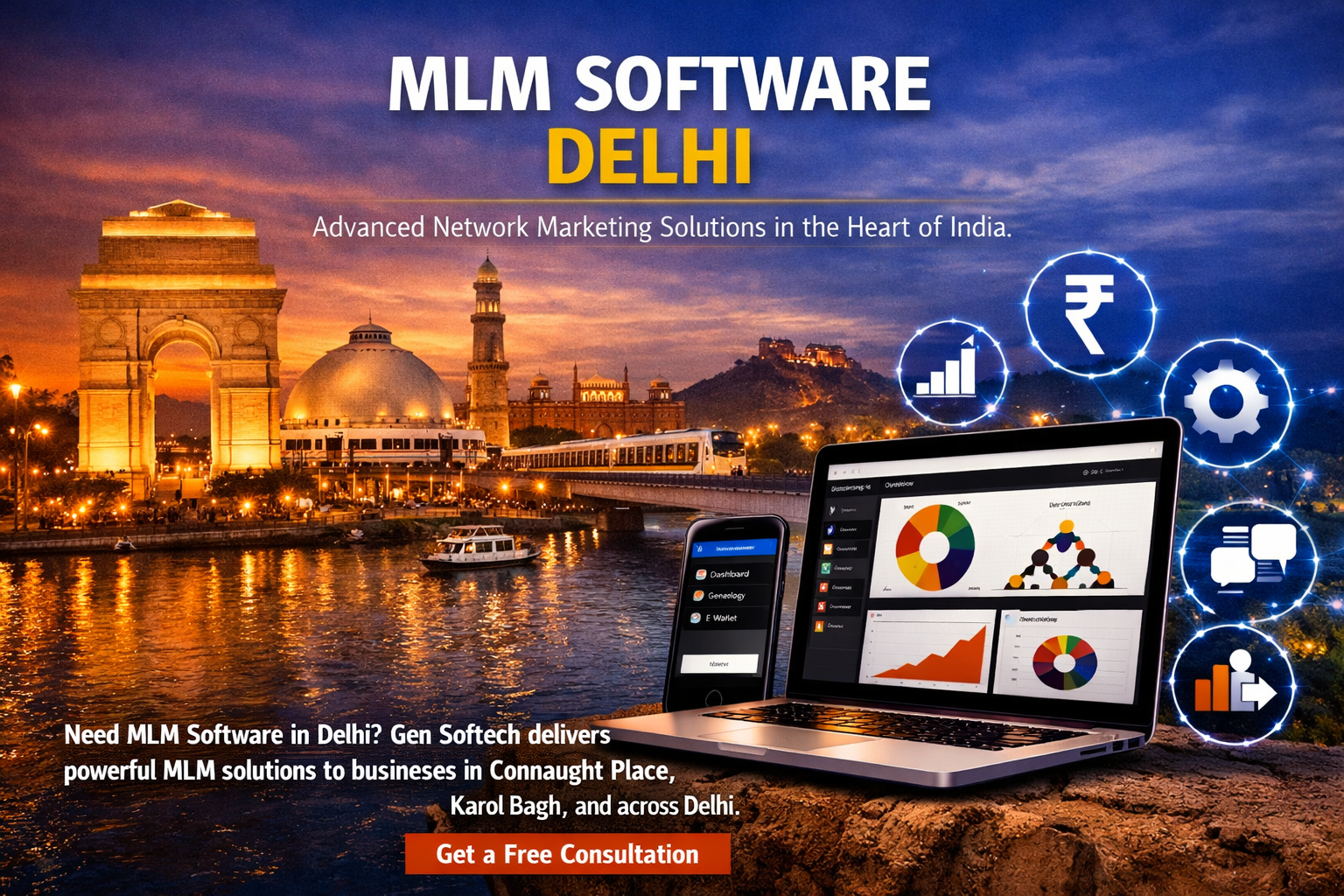 MLM Software Development Company in Delhi