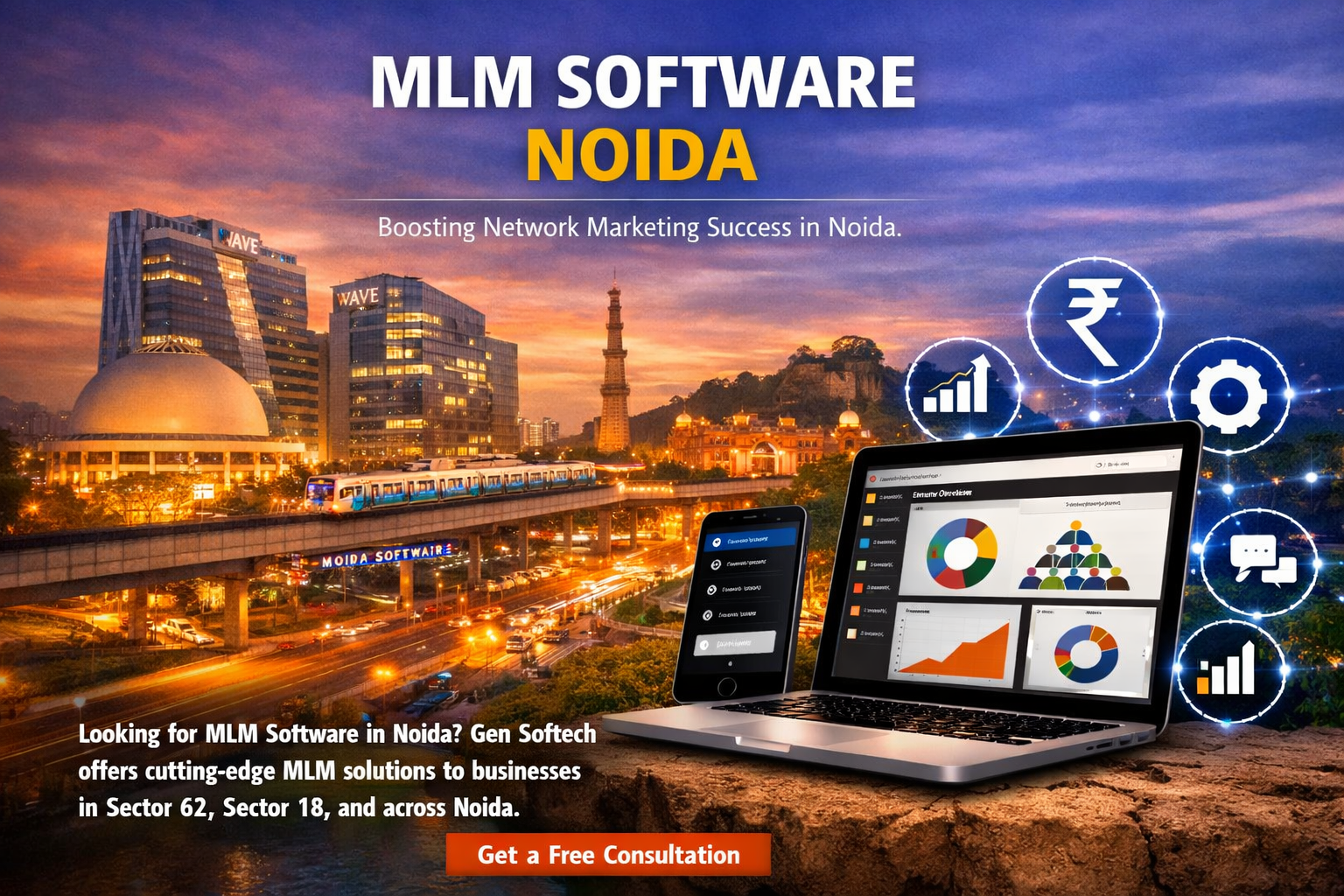 MLM Software Development Company in Noida
